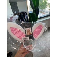 Plush bunny ears (white)