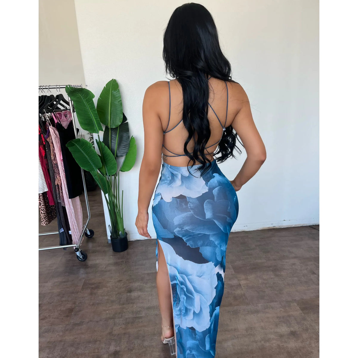 Selena Maxi Dress (Teal)