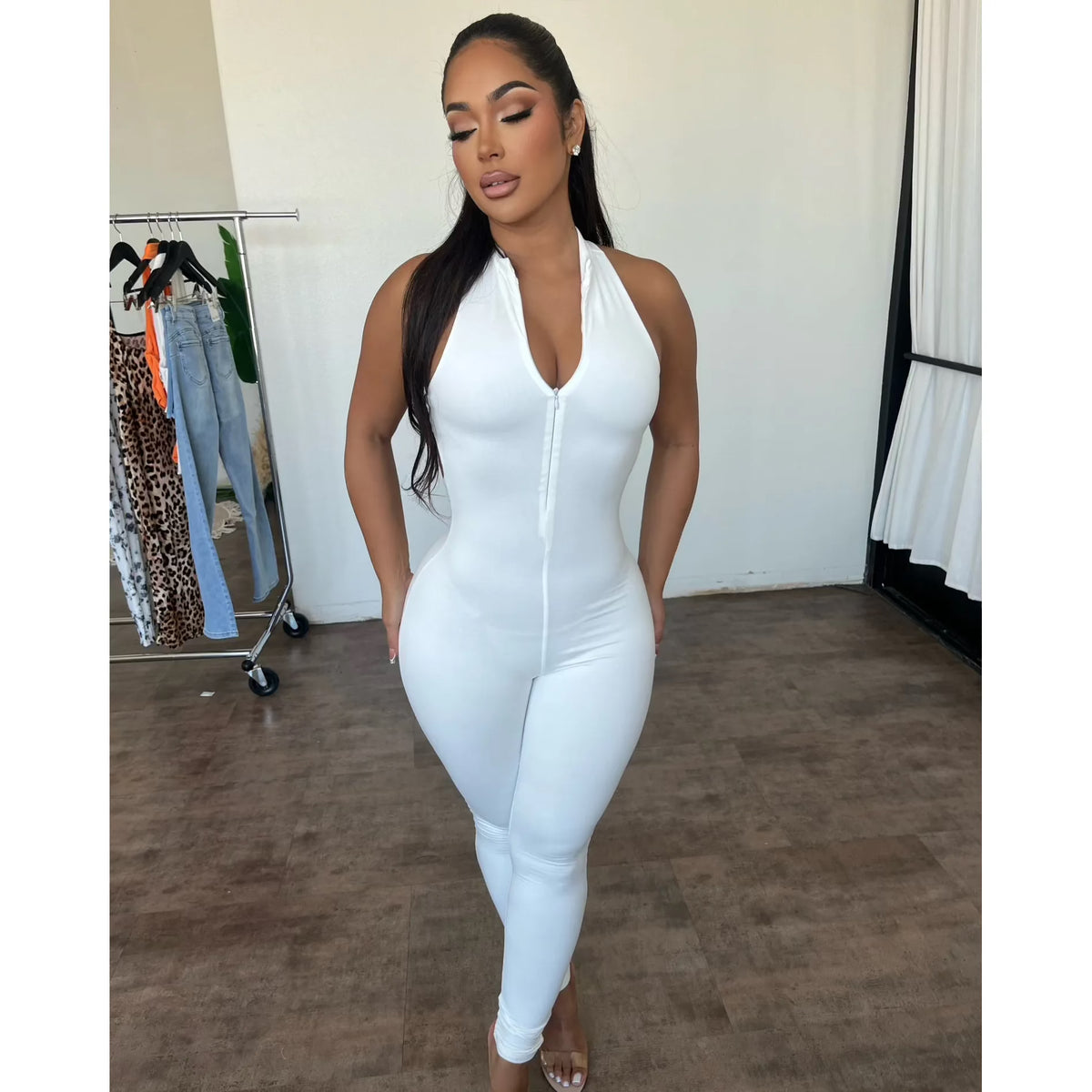 Corey Jumpsuit (Ivory)