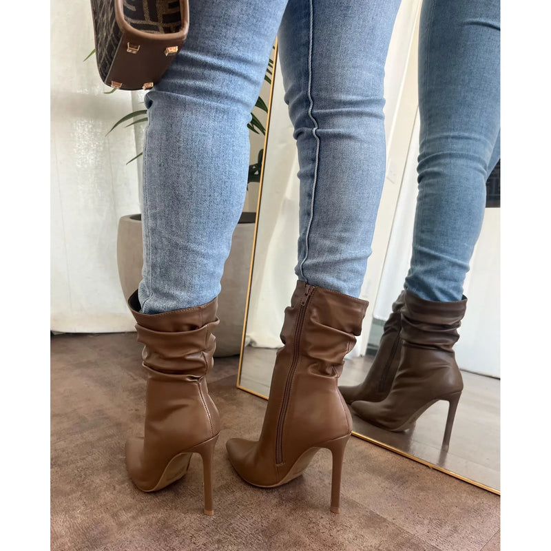 Shaya Heels (Taupe)