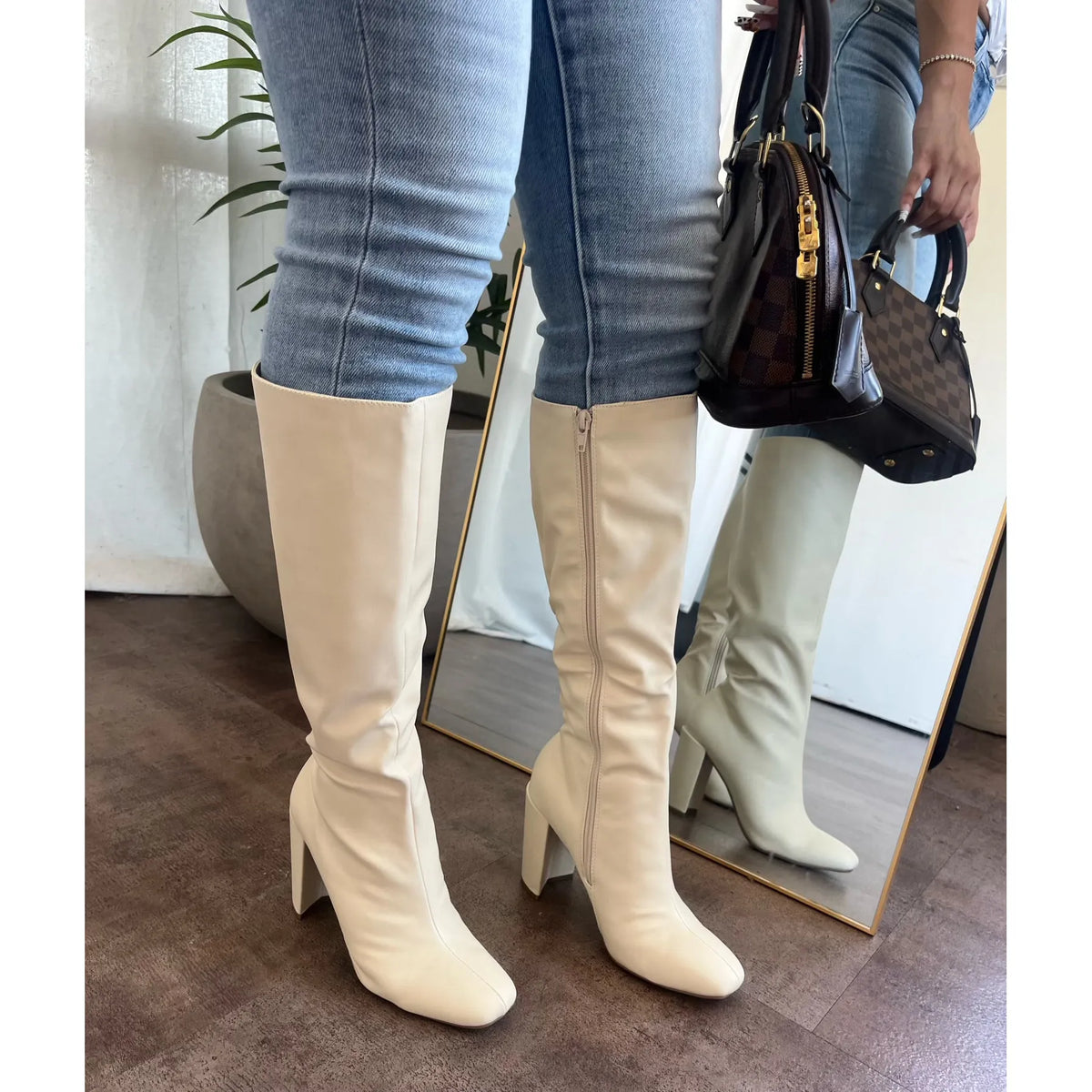 Slay Boots (Cream)