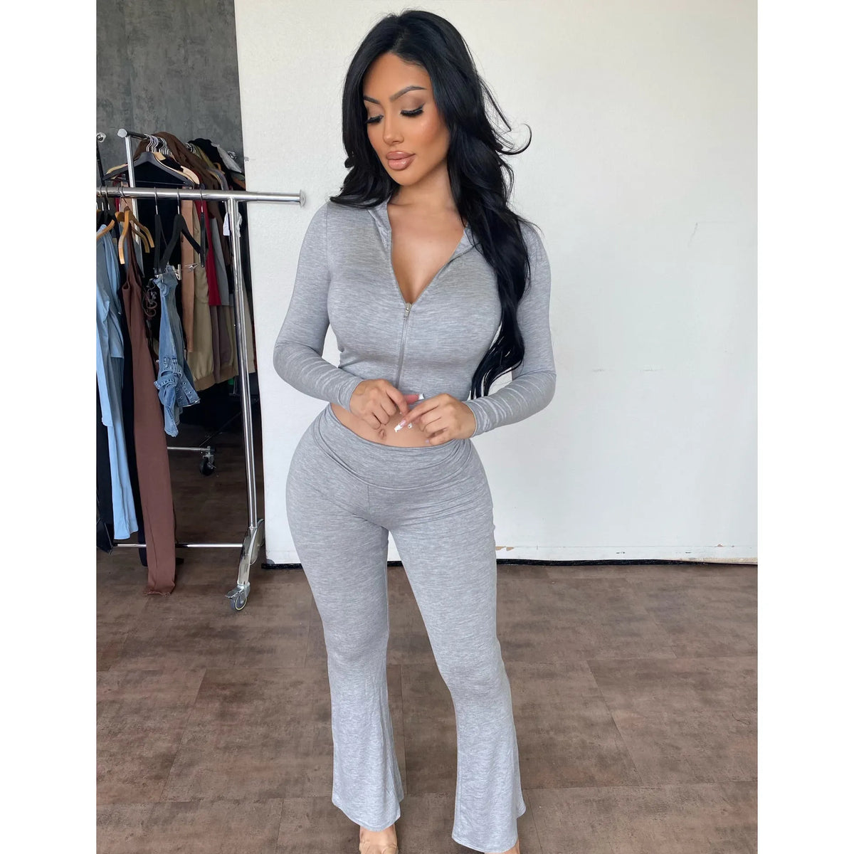 Bianca Matching Sets (Heather Grey)